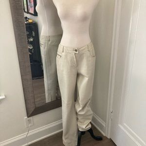 Chanel leather pants.  Good condition.